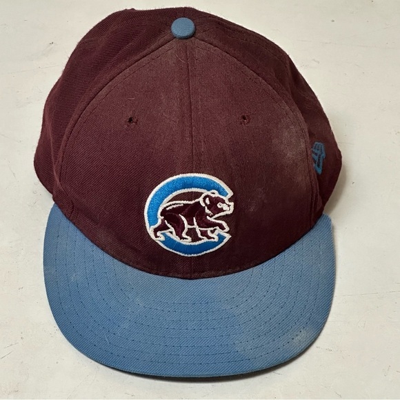 New Era Other - MLB Chicago Cubs Maroon and Blue Baseball Cap Multicolor Hat